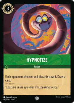 Disney Lorcana Trading Card Game Rise of the Floodborn HYPNOTIZE