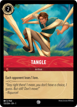 Disney Lorcana Trading Card Game The First Chapter TANGLE
