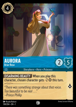Disney Lorcana Trading Card Game The First Chapter AURORA Briar Rose