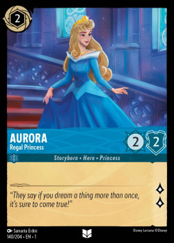 Disney Lorcana Trading Card Game The First Chapter AURORA Regal Princess