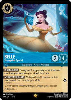 Disney Lorcana Trading Card Game The First Chapter BELLE Strange but special