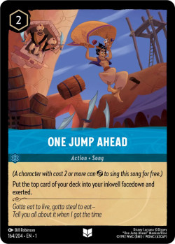 Disney Lorcana Trading Card Game The First Chapter ONE JUMP AHEAD