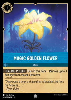 Disney Lorcana Trading Card Game The First Chapter MAGIC GOLDEN FLOWER