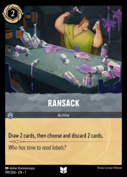 Disney Lorcana Trading Card Game The First Chapter RANSACK