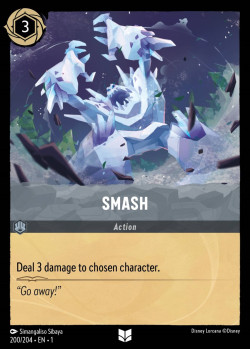 Disney Lorcana Trading Card Game The First Chapter SMASH