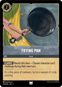 Disney Lorcana Trading Card Game The First Chapter FRYING PAN