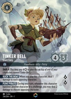Disney Lorcana Trading Card Game The First Chapter TINKER BELL Giant Fairy