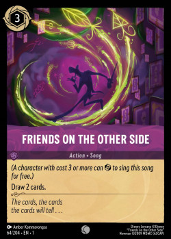 Disney Lorcana Trading Card Game The First Chapter FRIENDS ON THE OTHER SIDE