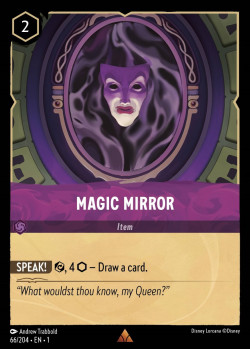 Disney Lorcana Trading Card Game The First Chapter MAGIC MIRROR