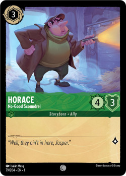 Disney Lorcana Trading Card Game The First Chapter HORACE No