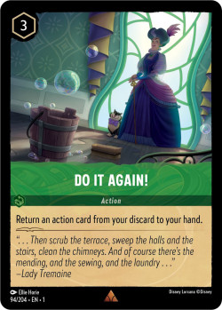 Disney Lorcana Trading Card Game The First Chapter DO IT AGAIN!