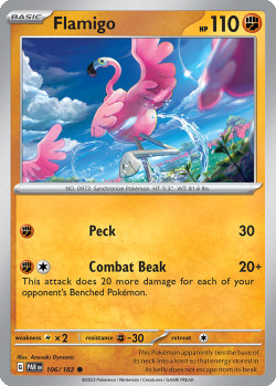 Pokémon Trading Card Game Paradox Rift Flamigo