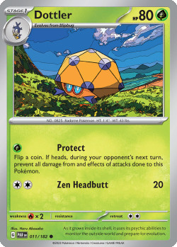 Pokémon Trading Card Game Paradox Rift Dottler