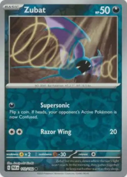Pokémon Trading Card Game Paradox Rift Zubat (Rev. Holo)