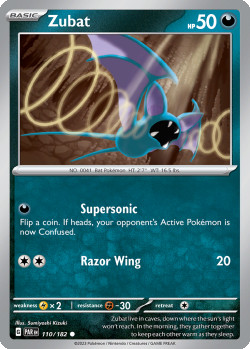 Pokémon Trading Card Game Paradox Rift Zubat
