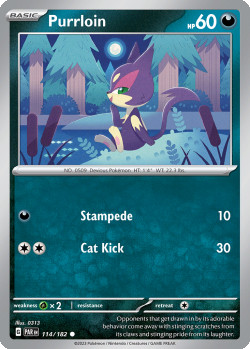 Pokémon Trading Card Game Paradox Rift Purrloin