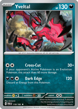 Pokémon Trading Card Game Paradox Rift Yveltal