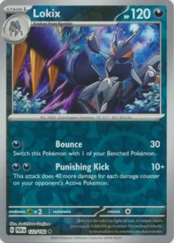 Pokémon Trading Card Game Paradox Rift Lokix (Rev. Holo)