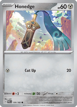 Pokémon Trading Card Game Paradox Rift Honedge