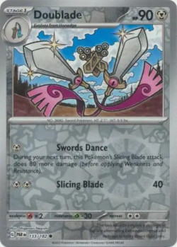 Pokémon Trading Card Game Paradox Rift Doublade (Rev. Holo)