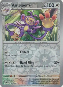 Pokémon Trading Card Game Paradox Rift Ambipom (Rev. Holo)