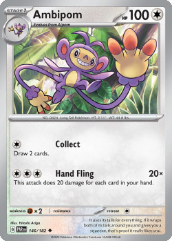 Pokémon Trading Card Game Paradox Rift Ambipom