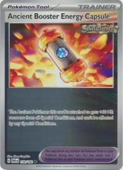 Pokémon Trading Card Game Paradox Rift Ancient Booster Energy Capsule (Rev. Holo)