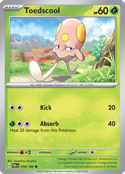 Pokémon Trading Card Game Paradox Rift Toedscool