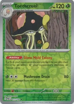 Pokémon Trading Card Game Paradox Rift Toedscruel (Rev. Holo)