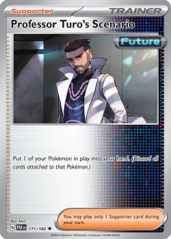 Pokémon Trading Card Game Paradox Rift Professor Turo's Scenario