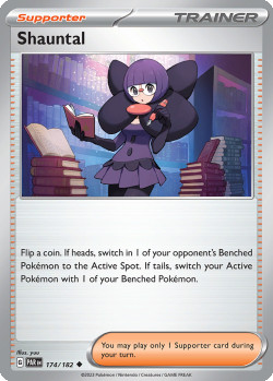Pokémon Trading Card Game Paradox Rift Shauntal