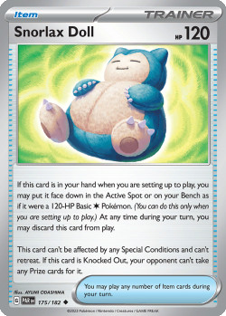 Pokémon Trading Card Game Paradox Rift Snorlax Doll