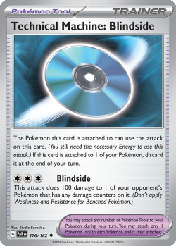 Pokémon Trading Card Game Paradox Rift Technical Machine: Blindside