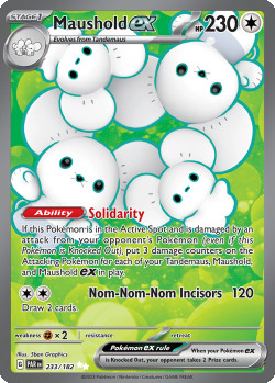 Pokémon Trading Card Game Paradox Rift Maushold ex