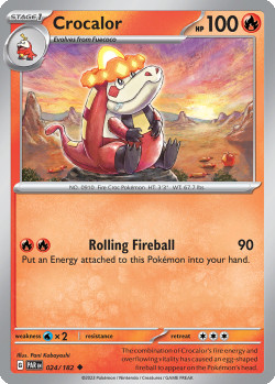Pokémon Trading Card Game Paradox Rift Crocalor