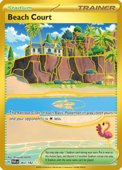 Pokémon Trading Card Game Paradox Rift Beach Court