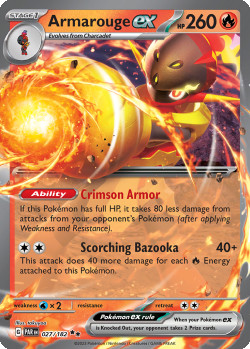 Pokémon Trading Card Game Paradox Rift Armarouge ex