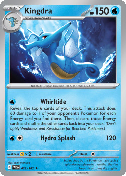 Pokémon Trading Card Game Paradox Rift Kingdra
