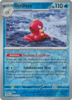Pokémon Trading Card Game Paradox Rift Octillery (Rev. Holo)