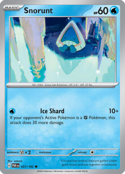 Pokémon Trading Card Game Paradox Rift Snorunt