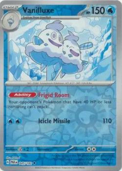 Pokémon Trading Card Game Paradox Rift Vanilluxe (Rev. Holo)