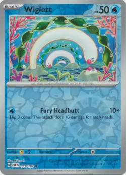 Pokémon Trading Card Game Paradox Rift Wiglett (Rev. Holo)