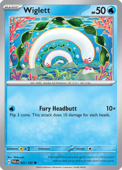 Pokémon Trading Card Game Paradox Rift Wiglett
