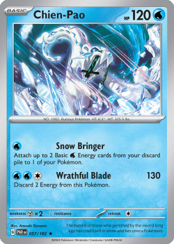 Pokémon Trading Card Game Paradox Rift Chien-Pao