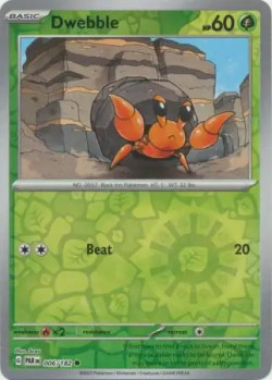 Pokémon Trading Card Game Paradox Rift Dwebble (Rev. Holo)