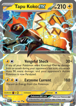 Pokémon Trading Card Game Paradox Rift Tapu Koko ex