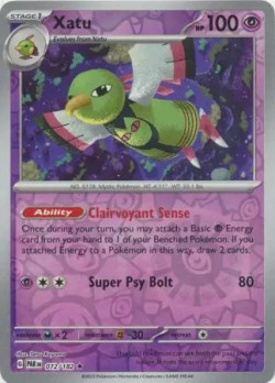 Pokémon Trading Card Game Paradox Rift Xatu (Rev. Holo)