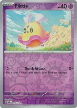 Pokémon Trading Card Game Paradox Rift Flittle (Rev. Holo)