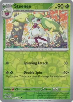 Pokémon Trading Card Game Paradox Rift Steenee (Rev. Holo)