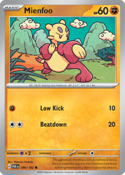 Pokémon Trading Card Game Paradox Rift Mienfoo